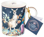 Australian Flora Kangaroo Mug | Australian Wildlife Gift