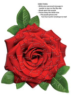 Madd Capp Rose 20-Piece Jigsaw Puzzle Greeting Card