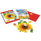 Madd Capp Sunflower 20-Piece Jigsaw Puzzle Greeting Card