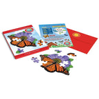 Madd Capp Butterfly 20-Piece Jigsaw Puzzle Greeting Card
