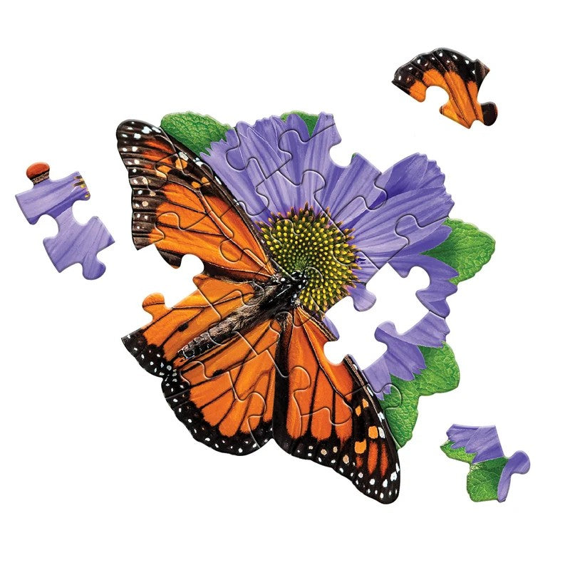 Madd Capp Butterfly 20-Piece Jigsaw Puzzle Greeting Card