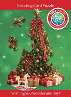 Madd Capp Christmas Tree 20-Piece Jigsaw Puzzle Greeting Card
