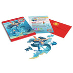 Madd Capp Mermaid 20-Piece Jigsaw Puzzle Greeting Card