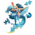 Madd Capp Mermaid 20-Piece Jigsaw Puzzle Greeting Card