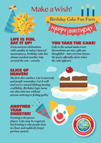 Madd Capp Birthday Cake 20-Piece Jigsaw Puzzle Greeting Card