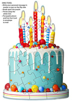 Madd Capp Birthday Cake 20-Piece Jigsaw Puzzle Greeting Card