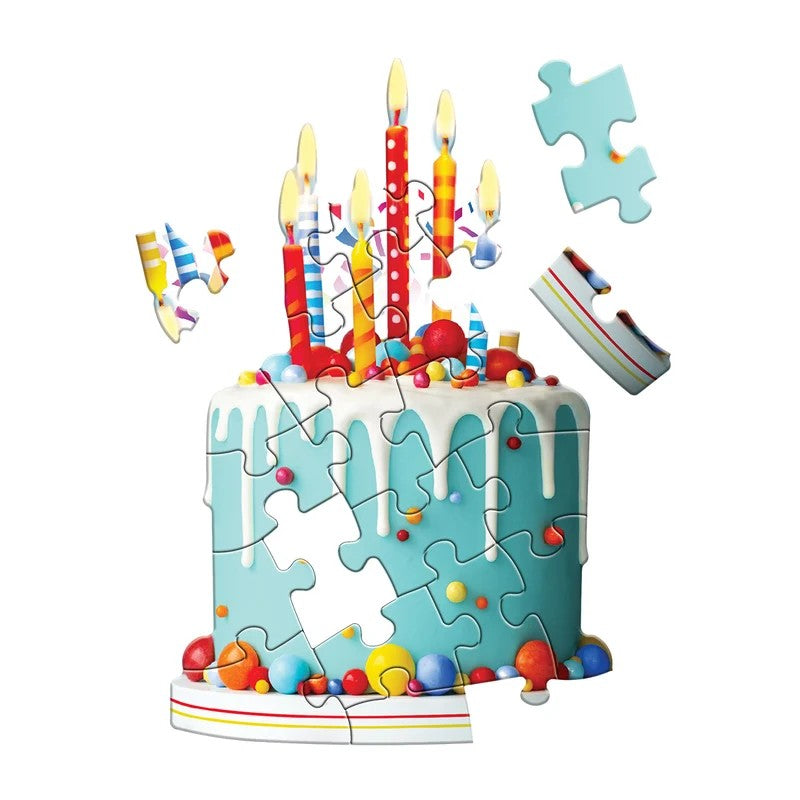 Madd Capp Birthday Cake 20-Piece Jigsaw Puzzle Greeting Card