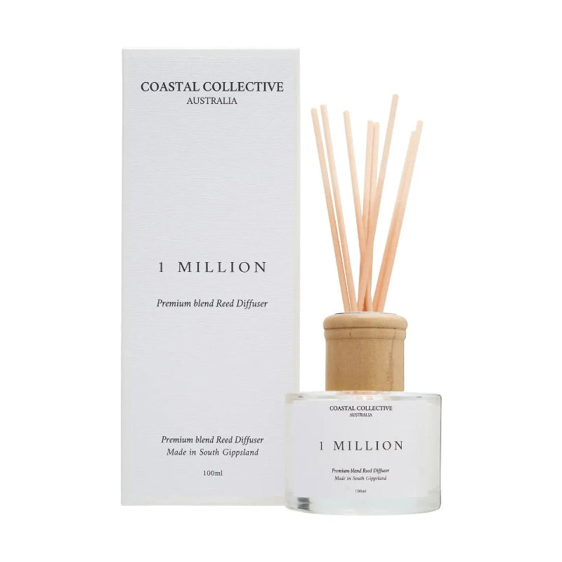1 Million 100 ml Reed Diffuser | Coastal Collective Australia