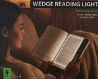 Rechargeable Wedge Book Light – Black, Pack of 6 | LED Reading Lights