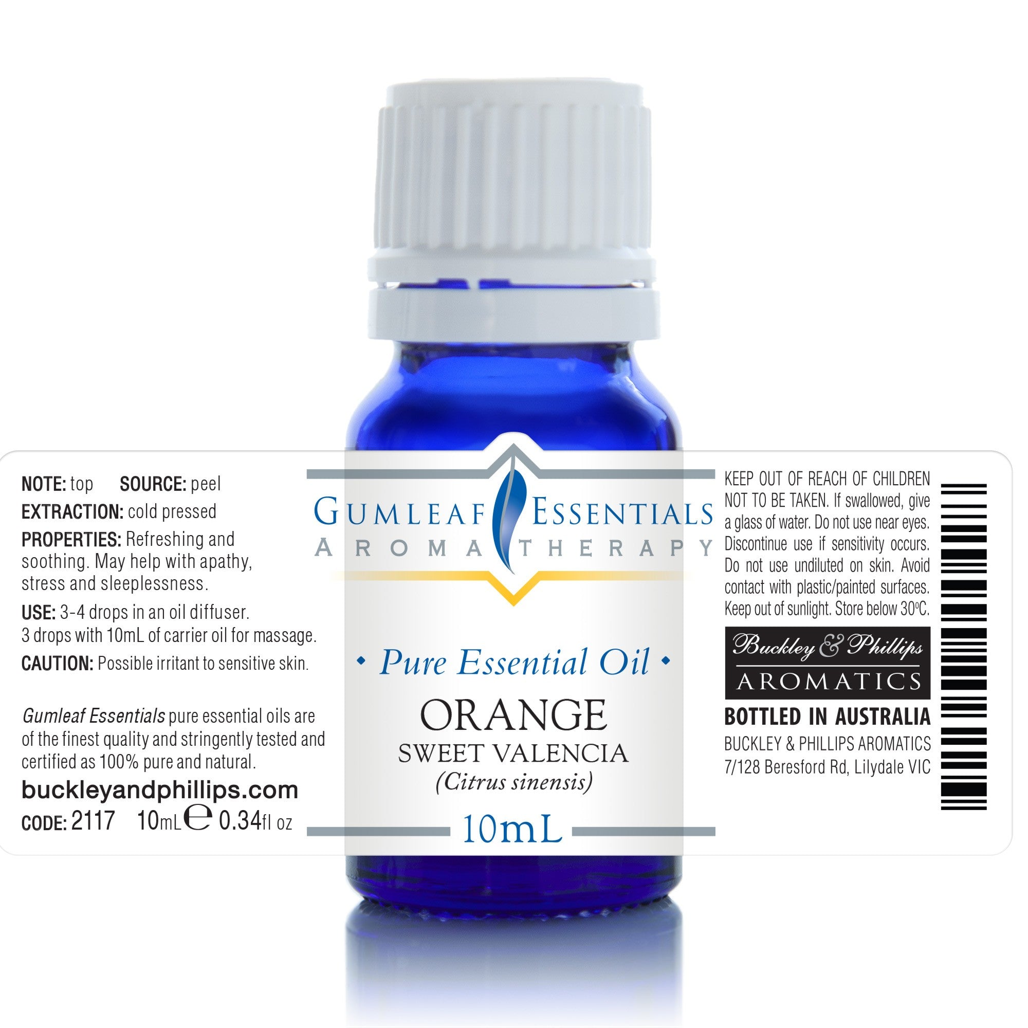 Orange Sweet Valencia Essential Oil – Buckley & Phillips