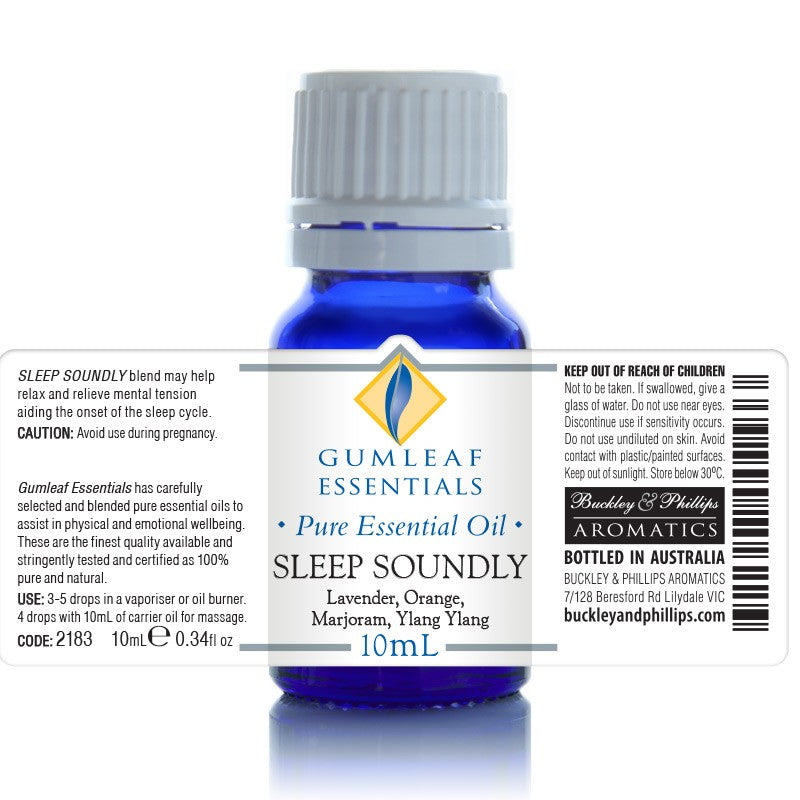Australian Made Sleep Soundly Essential Oil Blend – Buckley & Phillips