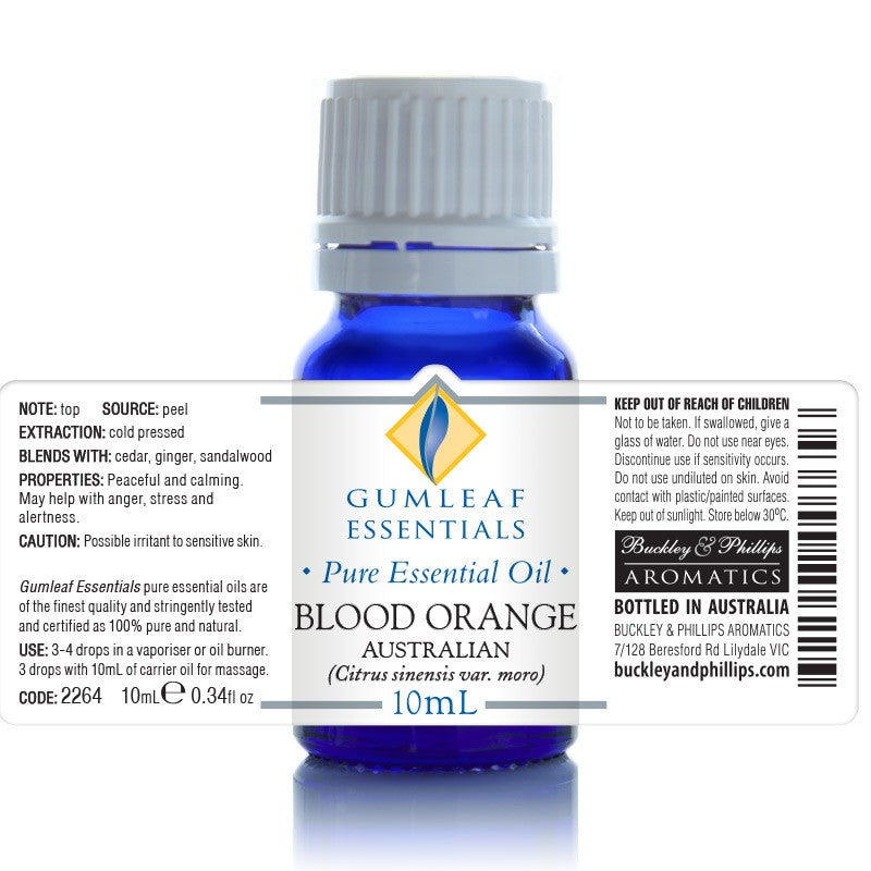 Australian Made Blood Orange Essential Oil – Buckley & Phillips