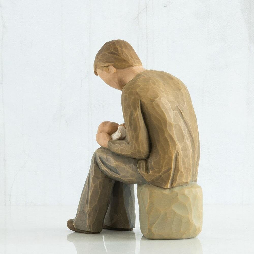 Willow Tree New Dad Figurine – Father & Baby