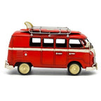 Red Volkswagen Kombi Van Metal Collectable Ornament