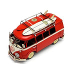 Red Volkswagen Kombi Van Metal Collectable Ornament