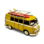 Officially Licensed VW kombi Metal Surfers Van Yellow 20x9x11cm