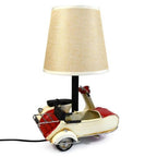 USB Powered LED Scooter & Sidecar Lamp – Red 18 x 15 x 26cm