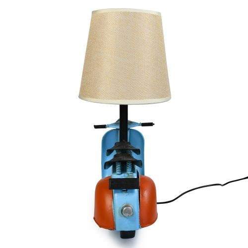 USB Powered LED Scooter Lamp – Blue & Red 29 x 15 x 34cm