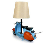 USB Powered LED Scooter Lamp – Blue & Red 29 x 15 x 34cm