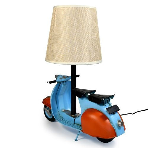 USB Powered LED Scooter Lamp – Blue & Red 29 x 15 x 34cm