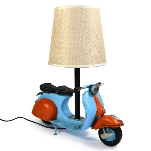 USB Powered LED Scooter Lamp – Blue & Red 29 x 15 x 34cm
