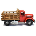 RED Farm Truck Metal Collectable