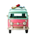Flower Van Blue and Pink Metal Collectable 25 x 11.5 x 18.5cm