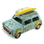 Flower Mini with Surfboard Blue Metal Collectable 25 x 13 x 17cm