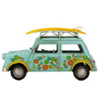 Flower Mini with Surfboard Blue Metal Collectable 25 x 13 x 17cm