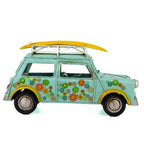 Flower Mini with Surfboard Blue Metal Collectable 25 x 13 x 17cm