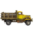 Rustic Farm Truck Metal Collectable – Yellow