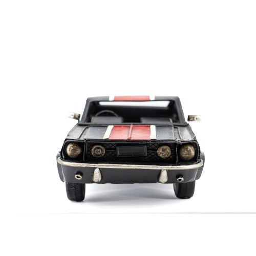 Hot Racer Metal Collectable – Black & Red Vintage Race