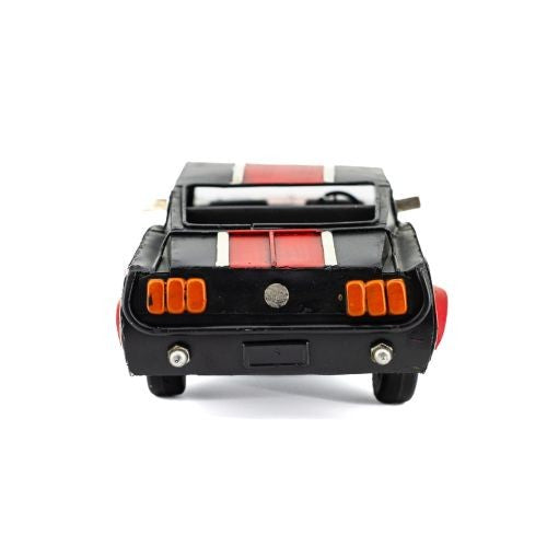 Hot Racer Metal Collectable – Black & Red Vintage Race