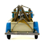 Vintage Tow Truck Metal Collectable Blue & White 29x12x11cm