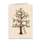 Tree of Life Wooden Greeting Card 11 x 16cm & Envelope