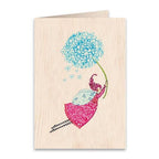 Life is Beautiful Wooden Greeting Card 11 x 16cm & Envelope
