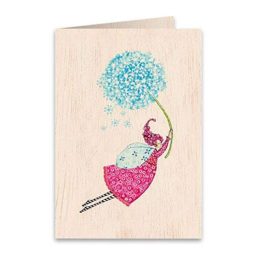 Life is Beautiful Wooden Greeting Card 11 x 16cm & Envelope