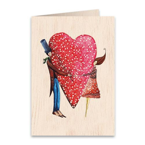 Cozywood So Good to Have You Wooden Greeting Card 11 x 16cm