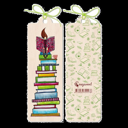 Reader Wooden Bookmark 4.5 x 14cm