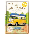 Nostalgic-Art VW Get Away Metal Card & envelope 10 x 14cm