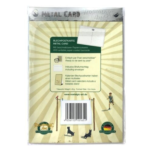 Nostalgic-Art VW Get Away Metal Card & envelope 10 x 14cm