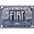 Nostalgic-Art Fiat Since 1899 Medium Metal Sign 20 x 30cm