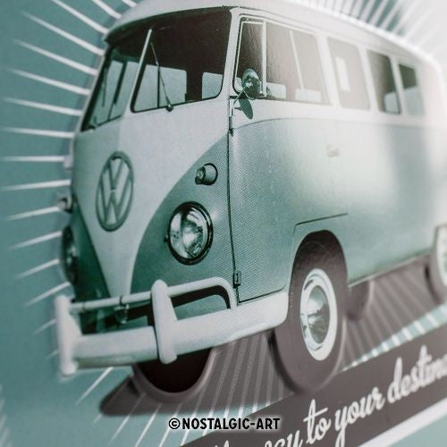 Nostalgic-Art Volkswagen Retro Bulli Metal Sign – Vintage VW Wall Decor 15 x 20cm