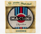 Nostalgic-Art Martini L'Aperitivo Racing Stripes Wall Clock 30cm