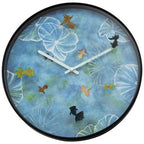 NeXtime Pond Blue Wall Clock 30cm Silent Sweep