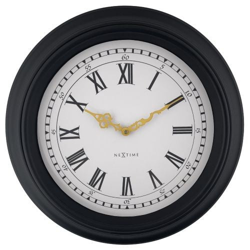 NeXtime Chopin Vintage Grey Wall Clock 40cm Roman Numerals