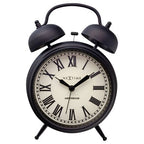 NeXtime Amsterdam Metal Alarm Clock – Black 15 x 21 x 7cm