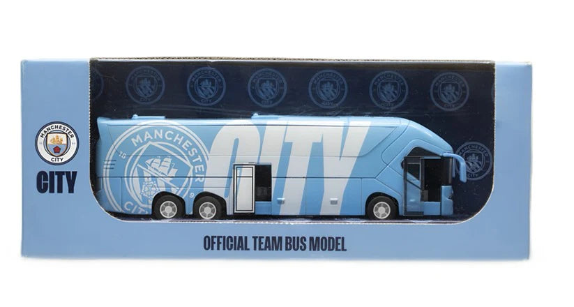 Official Soccer Clubs Miniature Team Bus – Manchester City