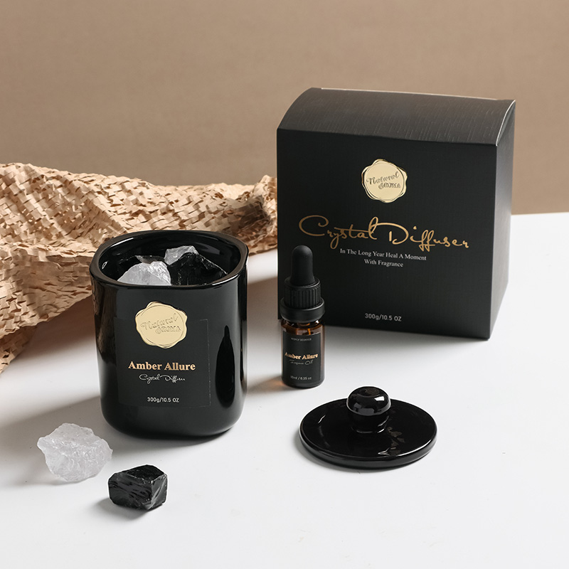 Aroma Crystal Black Scent Diffuser Kit