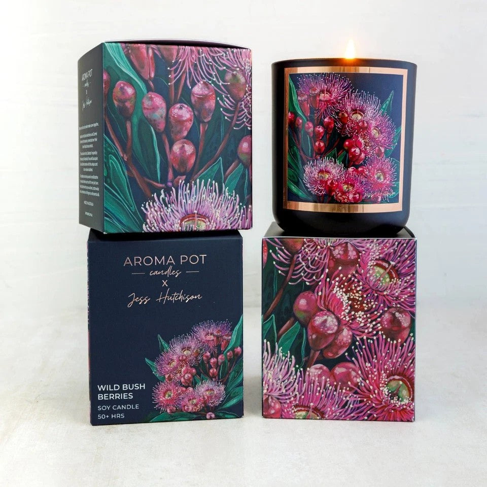 Wild Bush Berries Soy Candle – Australian Botanical Scented Candle